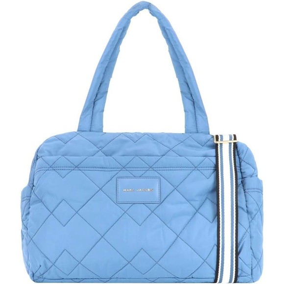Marc Jacobs Quilted Nylon Medium Weekender Travel Bag Blue Heaven ML236983 - Picture 2 of 9